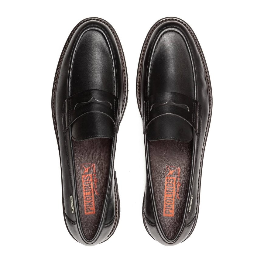 Men's Pikolinos TOLEDO Moccasins Black | NZ C2019Q7